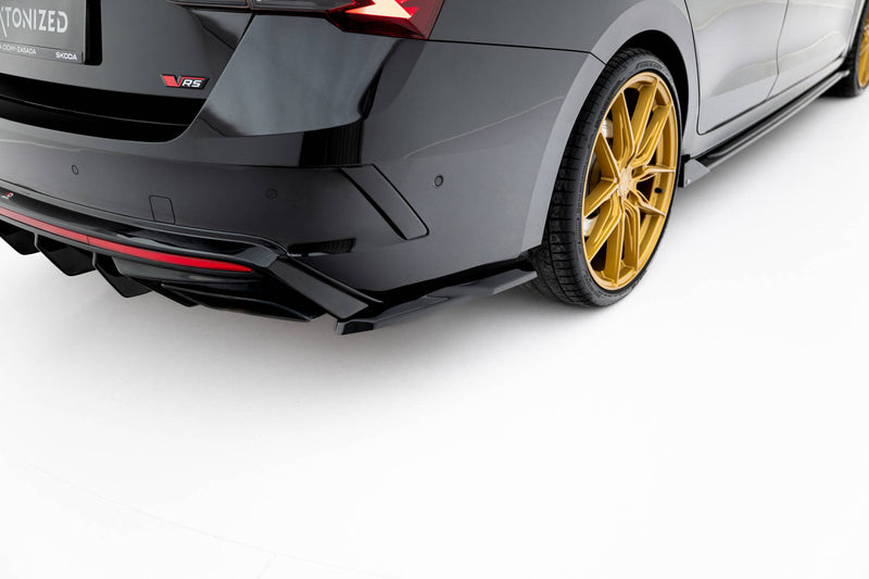 Maxton Design Rear Diffuser Side V.7 Skoda Octavia RS Liftback / Combi Mk4 Facelift