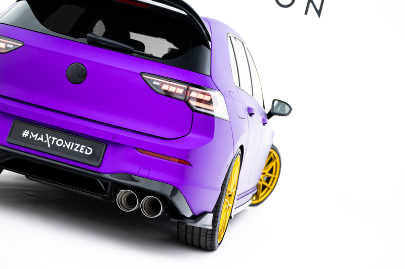 Maxton Design Rear Diffuser Side V.7 Volkswagen Golf R Mk8 / Mk8 Facelift