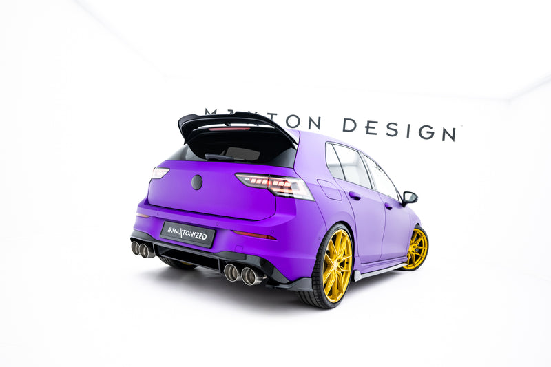 Maxton Design Rear Diffuser Side V.7 Volkswagen Golf R Mk8 / Mk8 Facelift