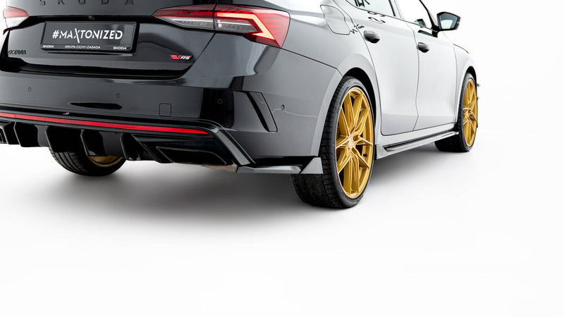 Maxton Design Rear Diffuser Side V.8 Skoda Octavia RS Liftback / Combi Mk4 Facelift