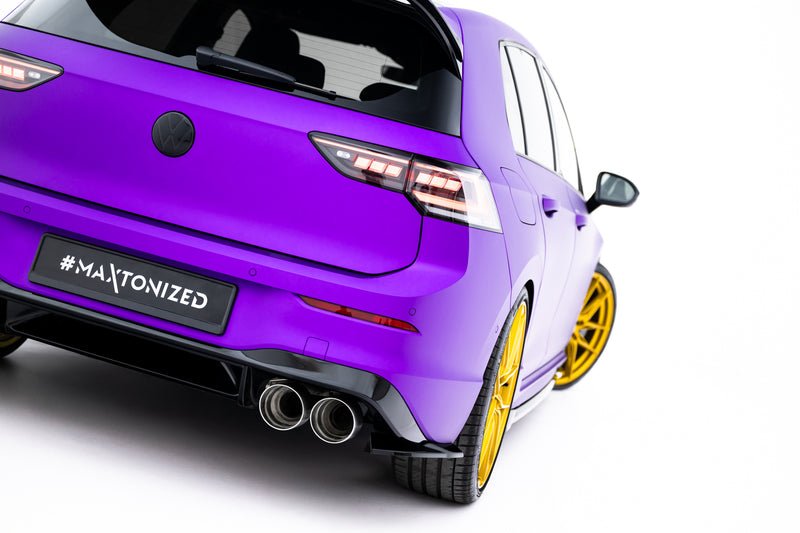 Maxton Design Rear Diffuser Side V.8 Volkswagen Golf R Mk8 / Mk8 Facelift