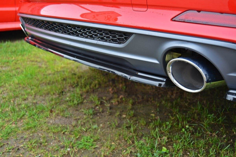 Maxton Design Hinten Splitter Audi A5 F5 S-Line (ohne vertikale Balken)