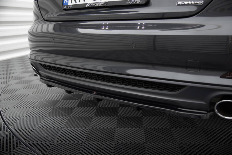 Maxton Design Hinten Splitter Audi A5 S-Line F5 Coupe / Sportback (mit einem vertikalen balken)