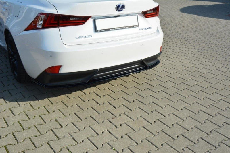 Maxton Design Hinten Splitter Lexus IS Mk3 H (mit einem vertikalen Balken)