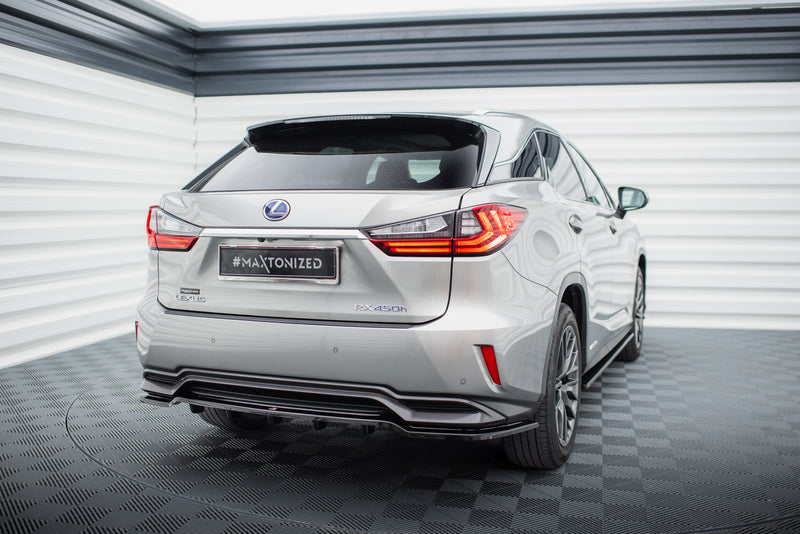 Maxton Design Hinten Splitter Lexus RX Mk4 H (mit einem vertikalen Balken)