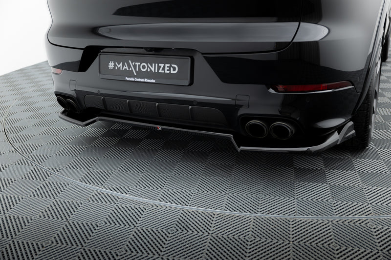 Maxton Design Rear Splitter Porsche Cayenne SUV / Coupe Mk3 Facelift