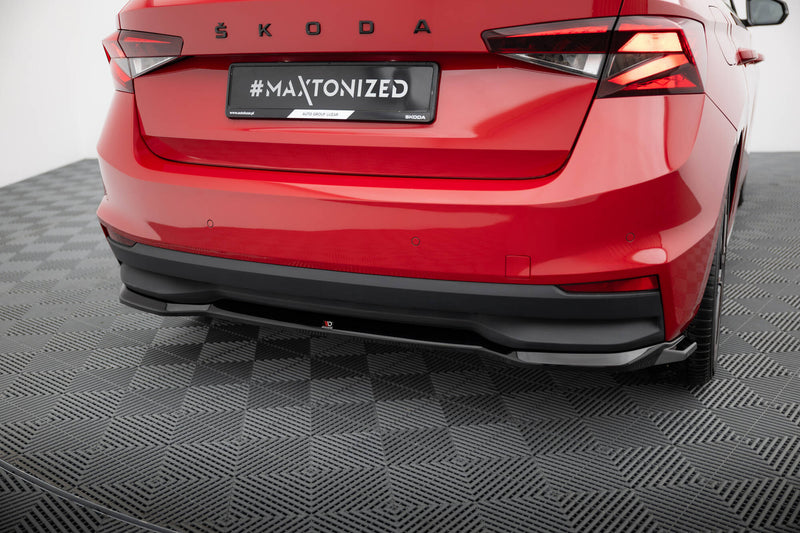 Maxton Design Hinten Splitter Skoda Fabia Mk4