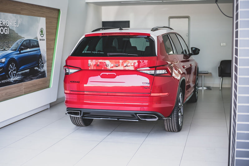 Maxton Design Hinten Splitter Skoda Kodiaq RS Mk1 / Mk1 Facelift