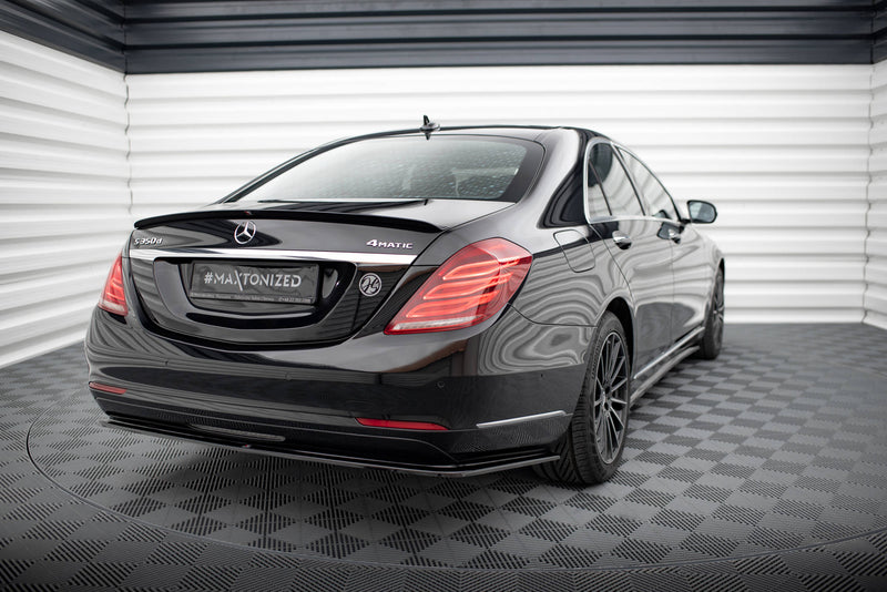 Maxton Design Hinten Splitter V.2 Mercedes-Benz S W222