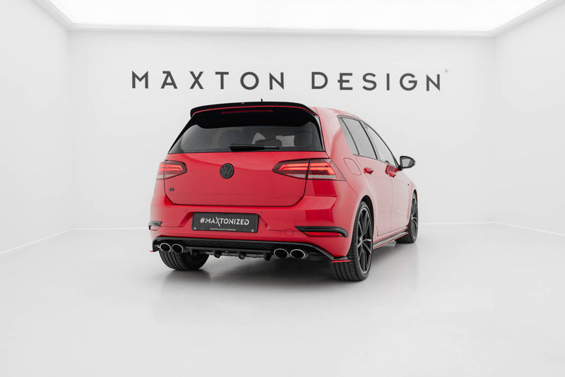 Maxton Design Hinten Splitter Volkswagen Golf R Hatchback Mk7 Facelift