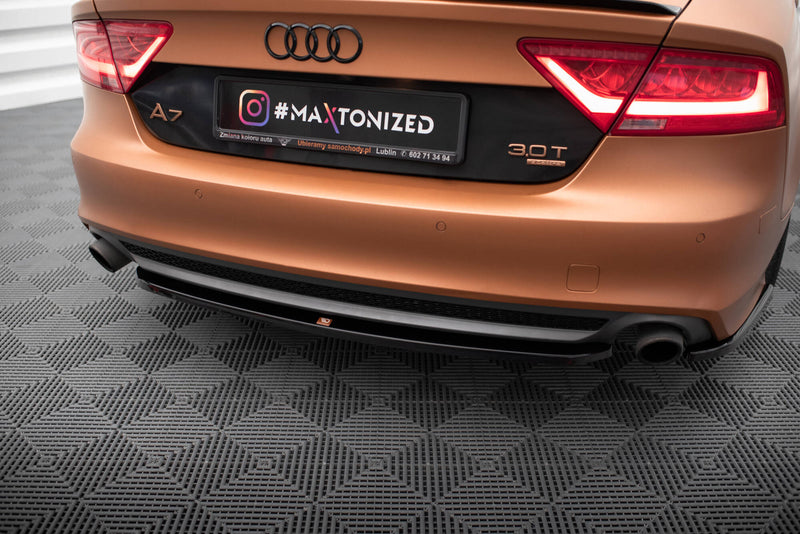 Maxton Design Hinten Splitter Audi A7 S-Line C7
