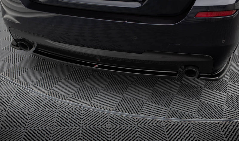 Maxton Design Hinten Splitter BMW 5 F11 M-PACK (mit zwei Einzel AUSPUFFENDROHR)