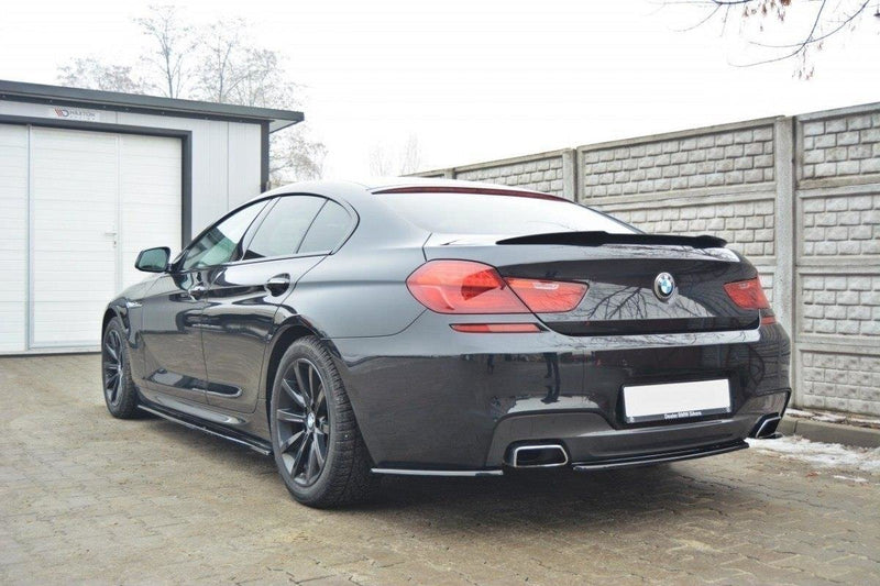Maxton Design Hinten Splitter BMW 6 Gran Coupé MPACK (ohne vertikale Balken)