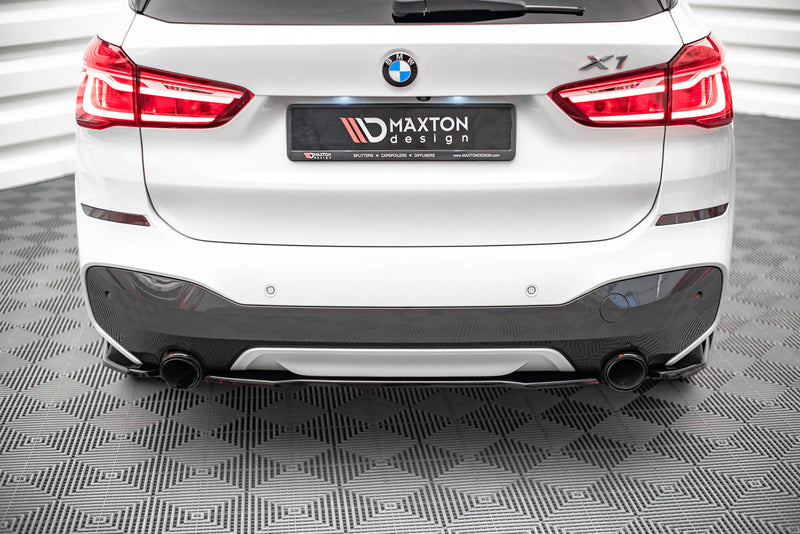 Maxton Design Hinten Splitter BMW X1 M-Pack F48 / F48 Facelift