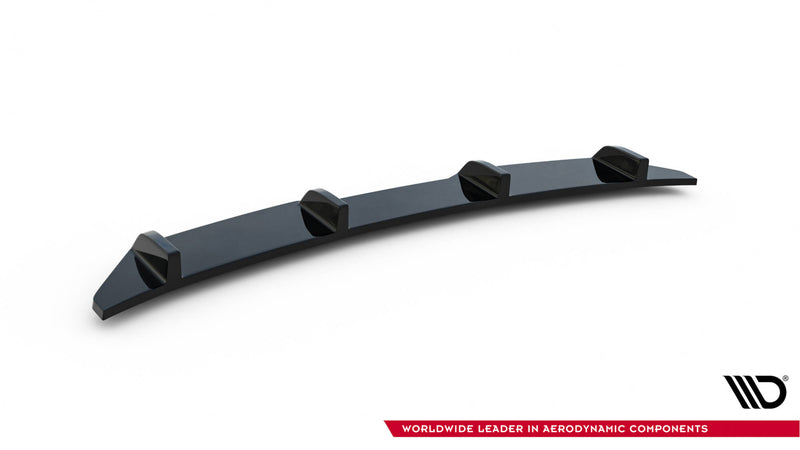 Maxton Design Hinten Splitter BMW X4 M-PACK (mit einem vertikalen Balken)