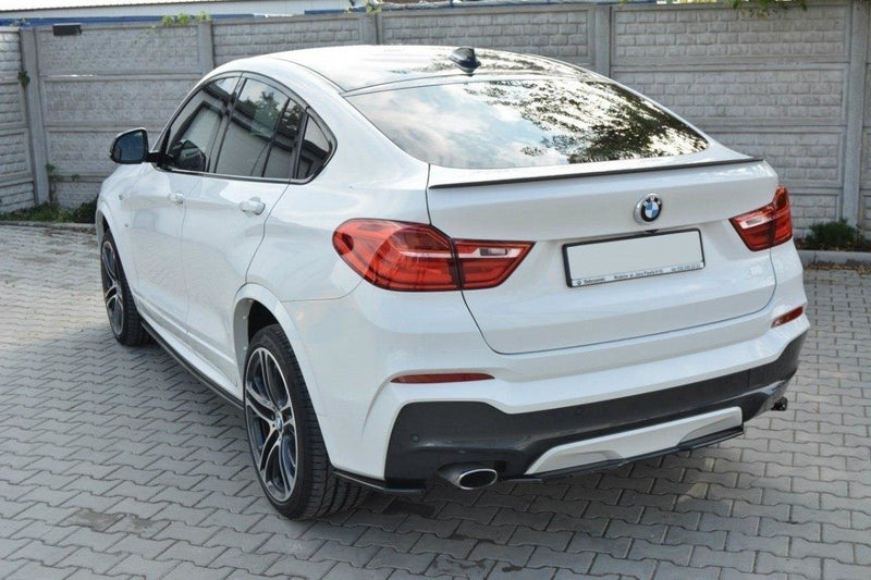 Maxton Design Hinten Splitter BMW X4 M-PACK ( ohne einen vertikalen Balken)