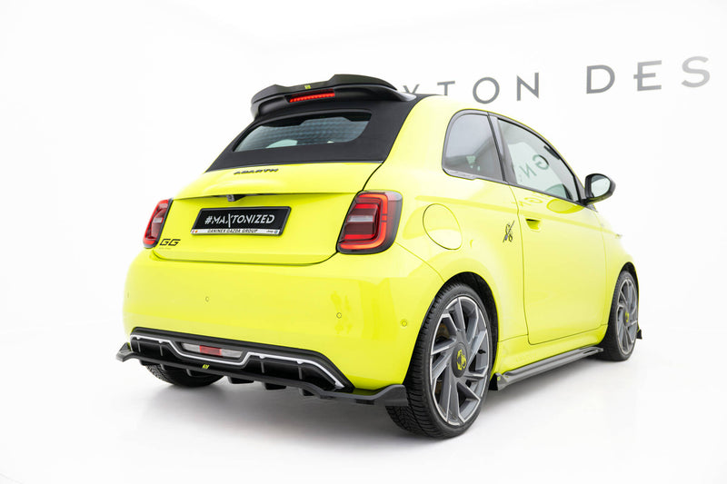 Maxton Design Hinten Splitter (mit einem vertikalem balken) Abarth 500e