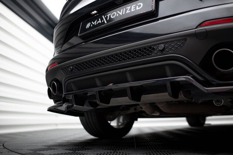 Maxton Design Rear Splitter (with one vertical bar) Alfa Romeo Stelvio Quadrifoglio Mk1