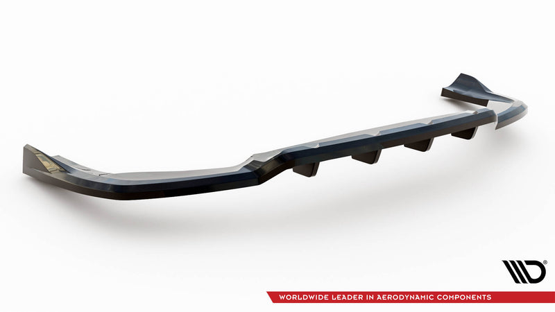Maxton Design Rear Splitter (with one vertical bar) Alfa Romeo Stelvio Quadrifoglio Mk1