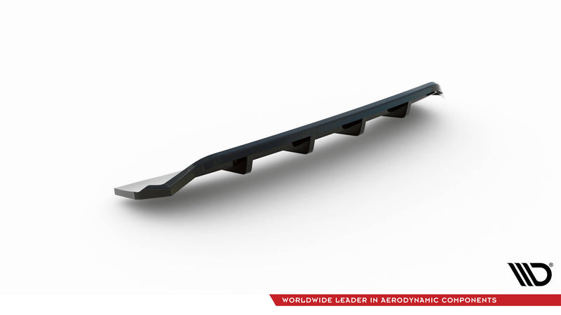 Maxton Design Hinten Splitter (mit einem vertikalem balken) Audi A4 Competition B9