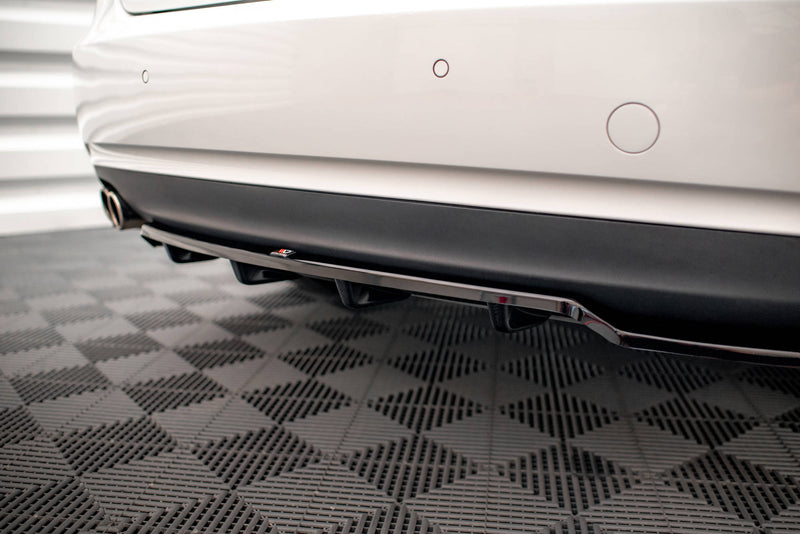 Maxton Design Hinten Splitter (mit einem vertikalem balken) Audi A5 Coupe 8T Facelift