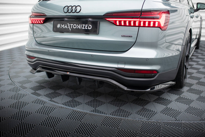 Maxton Design Hinten Splitter (mit einem vertikalem balken) Audi A6 Allroad C8
