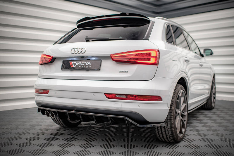 Maxton Design Hinten Splitter (mit einem vertikalem balken) Audi Q3 Sport 8U Facelift