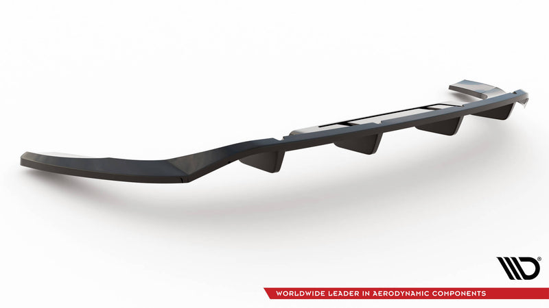 Maxton Design Hinten Splitter (mit einem vertikalem balken) Audi Q4 e-tron Sportback S-line Mk1