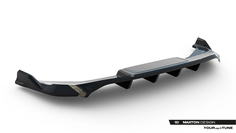 Maxton Design Rear Splitters (with a vertical bar) Audi Q6 e-tron S-Line / SQ6 e-tron SUV / Sportback Mk1