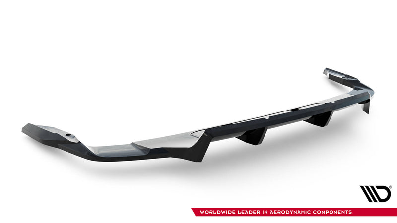 Maxton Design Hinten Splitter (mit einem vertikalem balken) Audi Q7 S-Line Mk2 Facelift 2