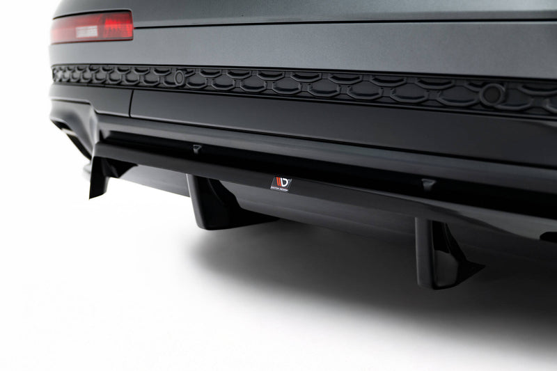 Maxton Design Hinten Splitter (mit einem vertikalem balken) Audi Q7 S-Line Mk2 Facelift 2