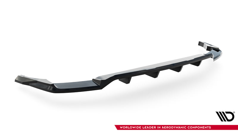 Maxton Design Hinten Splitter (mit einem vertikalem balken) Audi Q8 Mk1 Facelift