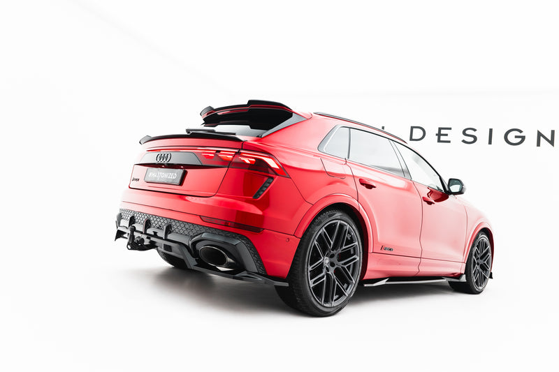 Maxton Design Hinten Splitter (mit einem vertikalem balken) Audi RSQ8 Mk1 Facelift