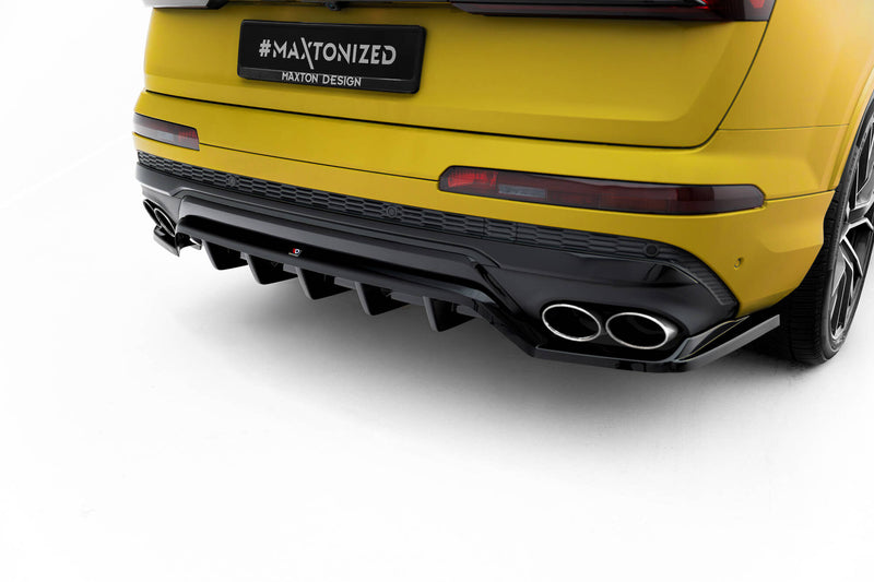 Maxton Design Hinten Splitter (mit einem vertikalem balken) Audi SQ7 Mk2 (4M) Facelift