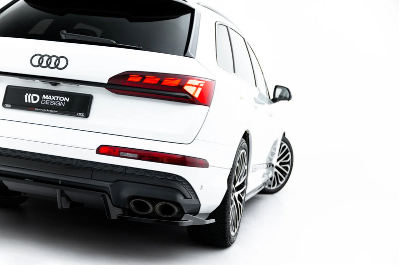 Maxton Design Rear Splitter (with vertical bar) Audi SQ7 Mk2 Facelift 2