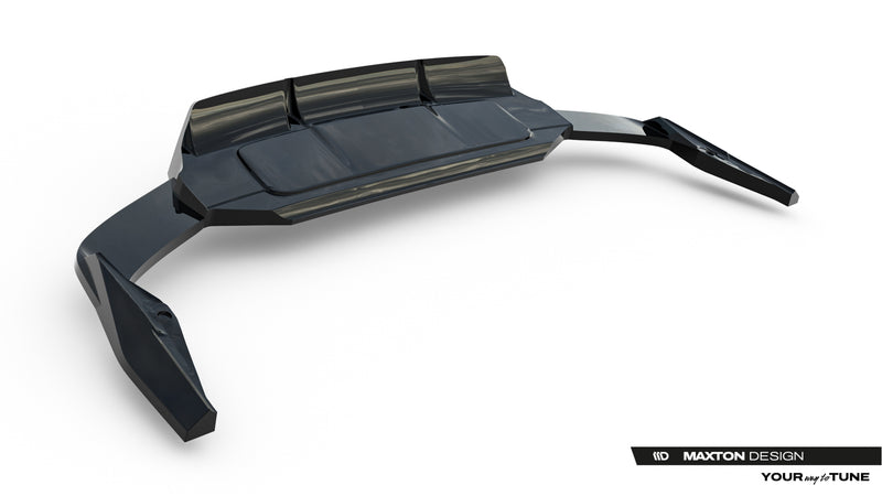 Maxton Design Rear Splitter (with vertical bar) Audi SQ7 Mk2 Facelift 2