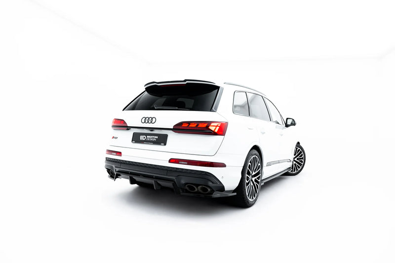 Maxton Design Rear Splitter (with vertical bar) Audi SQ7 Mk2 Facelift 2