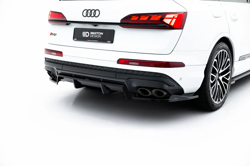 Maxton Design Rear Splitter (with vertical bar) Audi SQ7 Mk2 Facelift 2