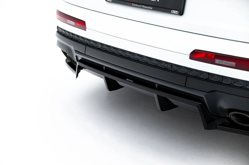 Maxton Design Rear Splitter (with vertical bar) Audi SQ7 Mk2 Facelift 2