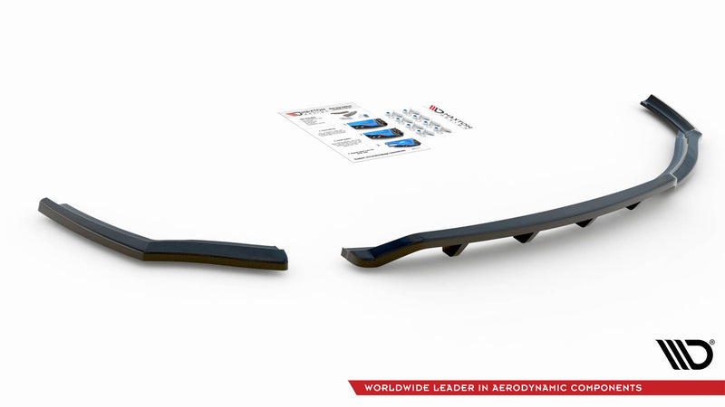 Maxton Design Rear Splitter (with one vertical bar) BMW 1 F20
