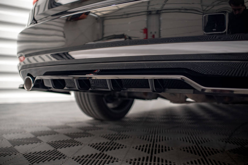 Maxton Design Hinten Splitter (mit einem vertikalem balken) BMW 3 GT F34