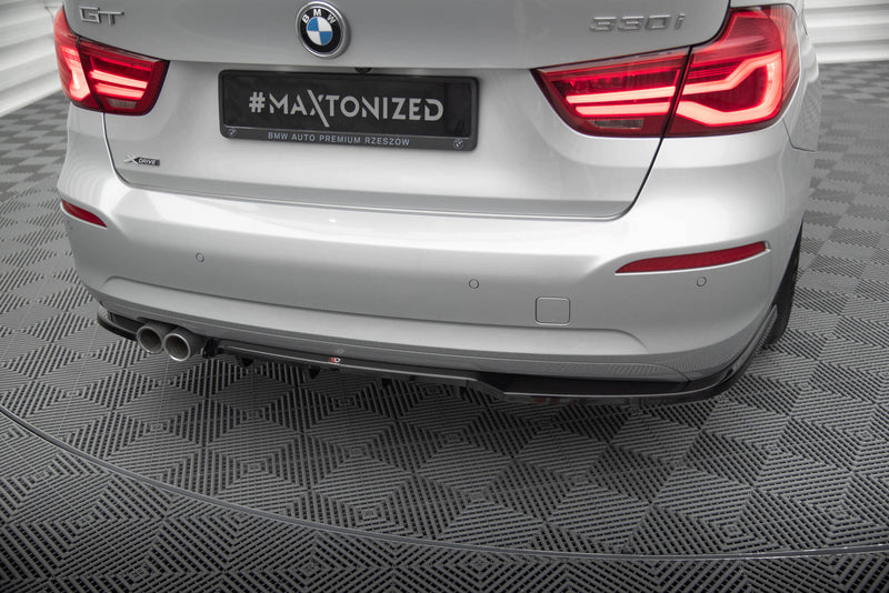Maxton Design Hinten Splitter (mit einem vertikalem balken) BMW 3 GT F34 Facelift