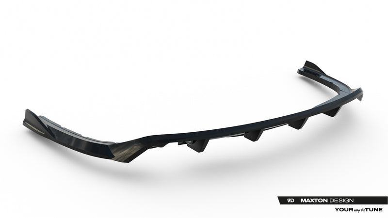 Maxton Design Hinten Splitter (mit einem vertikalem balken) BMW 3 Sportline Sedan / Touring F30 / F31