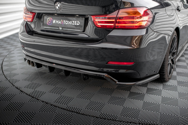 Maxton Design Rear Splitter (with one vertical bar) BMW 4 Gran Coupe F36