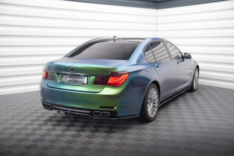Maxton Design Hinten Splitter (mit einem vertikalem balken) BMW 7 F01