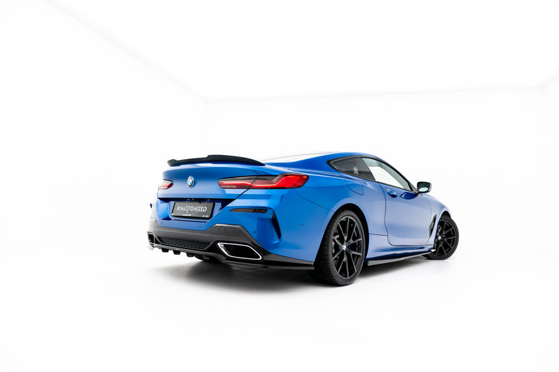 Maxton Design Rear Splitter (with one vertical bar) for BMW 8 Series Coupe M-Pack G15