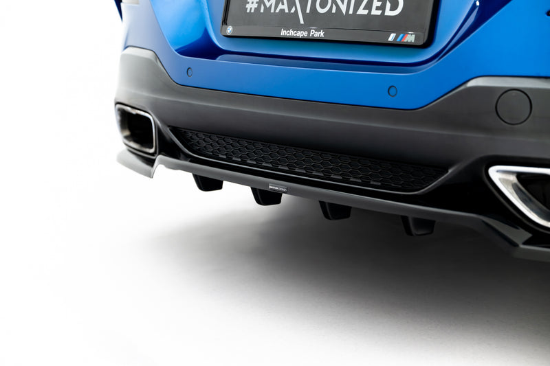 Maxton Design Rear Splitter (with one vertical bar) for BMW 8 Series Coupe M-Pack G15