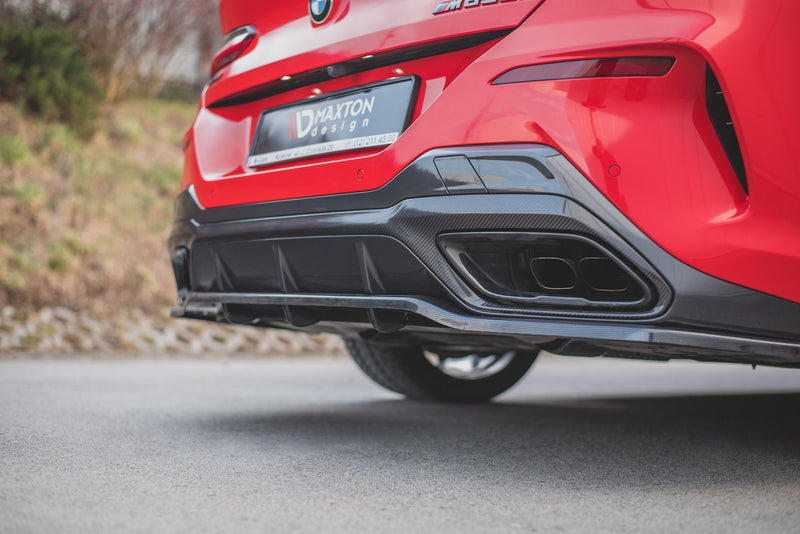 Maxton Design Hinten Splitter (mit einem vertikalem balken) BMW 8 Coupe M-Pack G15