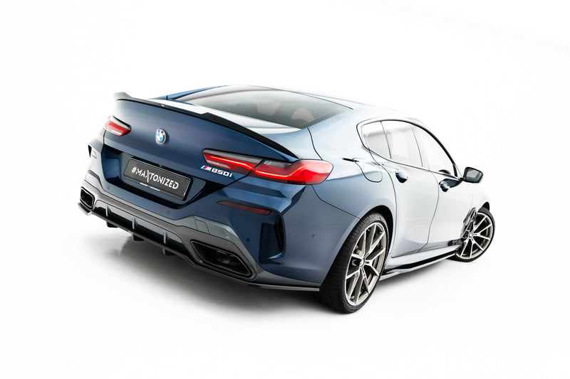 Maxton Design Rear Splitter (with one vertical bar) for BMW 8 Series Gran Coupe M-Pack G16