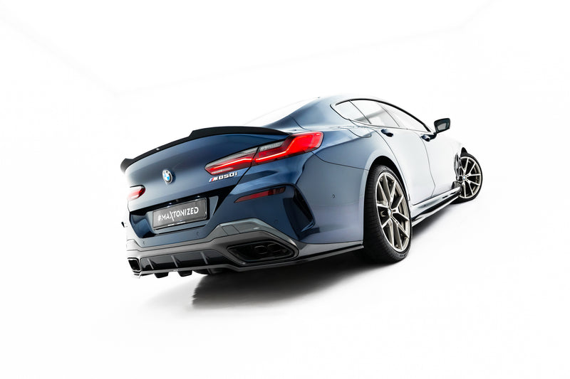 Maxton Design Rear Splitter (with one vertical bar) for BMW 8 Series Gran Coupe M-Pack G16